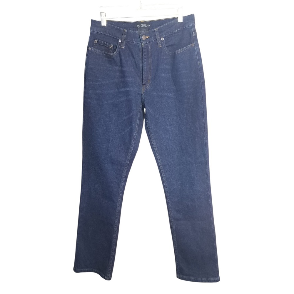 Member's Mark Men's Straight Fit Premium Stretch Denim‎ Jean Medium Wash 32x32